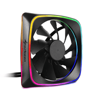Miniatura 1 de VENTILADOR CAJA SHARKOON SHARK LIGHTS FAN 120X120X 25 MM RGB LED
