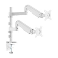 Miniatura 3 de AISENS Soporte de Mesa Eco Contrapeso Giratorio e Inclinable para Monitor TV 9KG  3 Pivotes  2 Brazos  de 17  32   Negro