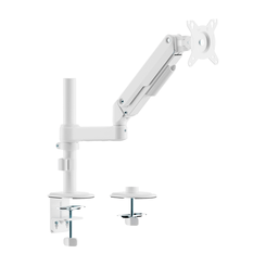 AISENS Soporte de Mesa Eco Contrapeso Giratorio e Inclinable para Monitor TV 9KG  3 Pivotes  1 Brazo  de 17  32   Negro