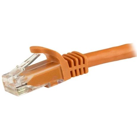3m Orange Snagless UTP Cat6 Patch Cable - Imagen 2 de 3 3m Orange Snagless UTP Cat6 Patch Cable - Imagen 2 de 3