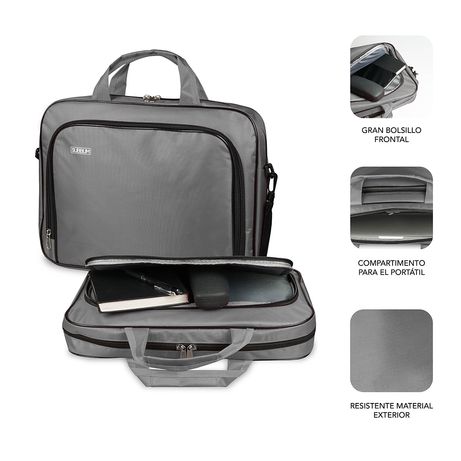 MALETIN PORTATIL 11´´-12.5´´ SUBBLIM GREY - Imagen 3 de 4 MALETIN PORTATIL 11´´-12.5´´ SUBBLIM GREY - Imagen 3 de 4