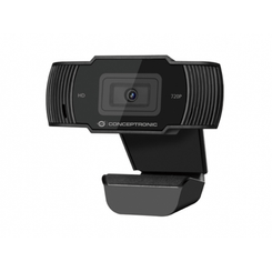 WEBCAM FHD CONCEPTRONIC AMDIS 720P USB   3.6MM 30 FPS ANGULO VISION 68Âº MICROFONO INTEGRADO