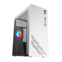 Miniatura 1 de Caja MARS GAMING  MC100W Caja PC ATX Ventilador 90mm FRGB Convect-Cool BlancoRGB Blanco