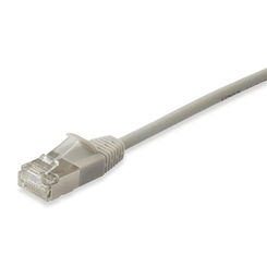 LATIGUILLO SLIM APANTALLADO S/FTP CATEGORIA 6A LIBRE DE HALOGENOS 10G 0,25M EQUIP 606112