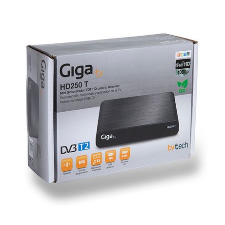TDT GIGA TV HD250 DVB-T2 - Imagen 2 de 5 TDT GIGA TV HD250 DVB-T2 - Imagen 2 de 5
