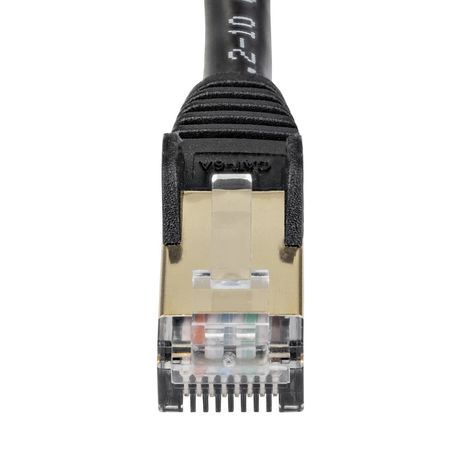 10M CAT6A ETHERNET CABLE BLACK - SHIELDED COPPER WI RE - Imagen 3 de 4 10M CAT6A ETHERNET CABLE BLACK - SHIELDED COPPER WI RE - Imagen 3 de 4