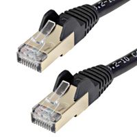Miniatura 4 de 10M CAT6A ETHERNET CABLE BLACK - SHIELDED COPPER WI RE