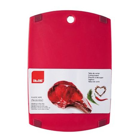 TABLA DE CORTAR IBILI 749433R ROJA - Imagen 2 de 2 TABLA DE CORTAR IBILI 749433R ROJA - Imagen 2 de 2