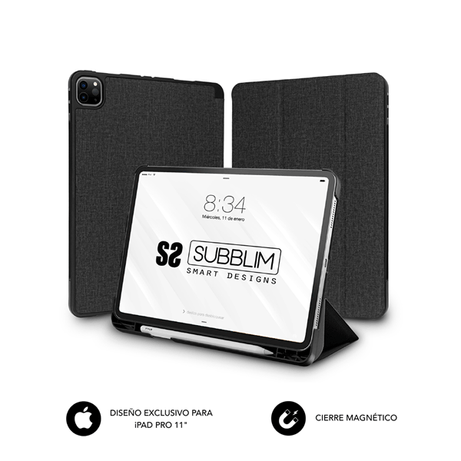 FUNDA TABLET 11" SUBBLIM IPAD PRO 2020 BLACK - Imagen 1 de 6 FUNDA TABLET 11" SUBBLIM IPAD PRO 2020 BLACK - Imagen 1 de 6