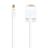 Miniatura 4 de Nanocable - CABLE CONVERSOR MINI DP/M A VGA/M, BLANCO 3 M