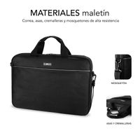 Miniatura 3 de MALETIN + RATON USB PORTATIL 15,6´´ SUBBLIM SELECT NEGRO
