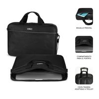 Miniatura 4 de MALETIN + RATON USB PORTATIL 15,6´´ SUBBLIM SELECT NEGRO