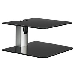 SOPORTE DE PARED DE 2 BALDAS PARA SINTONIZADORES/REPRODUCTORES HASTA 10KG