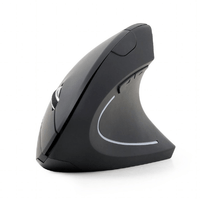 Miniatura 1 de RATON ERGONOMICO GEMBIRD INALAMBRICO NEGRO 6 BOTONES