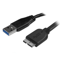 Miniatura 1 de CABLE 0 5M USB 3.0 DELGADO A MACHO A MICRO B MAC HO