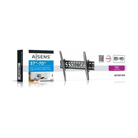 SOPORTE DE PARED AISENS PANTALLAS 37P 70P NEGRO WT70T 019 - Imagen 4 de 9 SOPORTE DE PARED AISENS PANTALLAS 37P 70P NEGRO WT70T 019 - Imagen 4 de 9