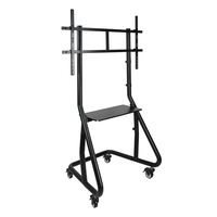 Miniatura 1 de Tooq FS20200M-B Soporte Suelo Ruedas/Bases 60-105