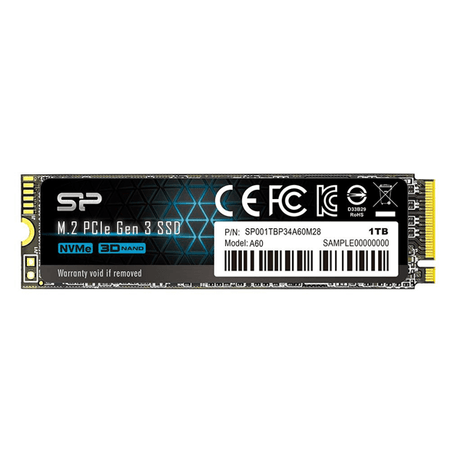 SILICON POWER P34A60 SSD 1000GB M.2 2200MB/s PCI Express NVMe - Imagen 1 de 2 SILICON POWER P34A60 SSD 1000GB M.2 2200MB/s PCI Express NVMe - Imagen 1 de 2