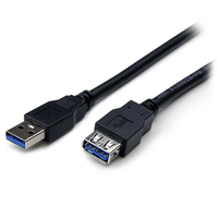 Miniatura 1 de 2M BLACK USB 3.0 MALE TO FEMALE