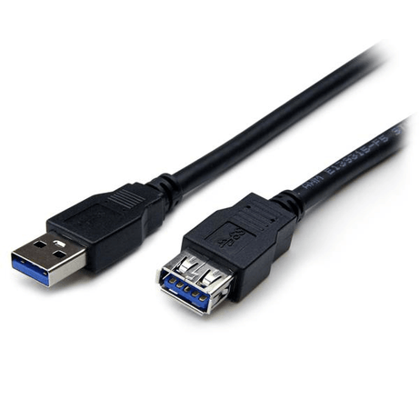 2M BLACK USB 3.0 MALE TO FEMALE - Imagen 1 de 4 2M BLACK USB 3.0 MALE TO FEMALE - Imagen 1 de 4