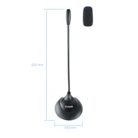 Miniatura 5 de MICROFONO TOOQ TQMM-213 JACK3.5MM NEGRO MULTIMEDIA FLEXIBLE