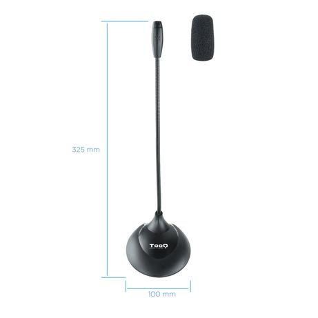 MICROFONO TOOQ TQMM-213 JACK3.5MM NEGRO MULTIMEDIA FLEXIBLE - Imagen 5 de 8 MICROFONO TOOQ TQMM-213 JACK3.5MM NEGRO MULTIMEDIA FLEXIBLE - Imagen 5 de 8