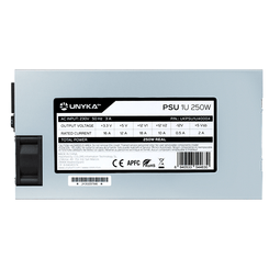 Fuente Alimentación 250W UNYKA FLEX 1U estándar 250W 40 Fuente Alimentación 250W UNYKA FLEX 1U estándar 250W 40