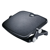Miniatura 1 de ADJUSTABLE UNDER DESK FOOT REST LARGE 18X14IN ERGONOMIC FOOTRE ST