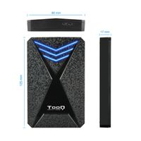 Miniatura 6 de CAJA HDD TOOQ GAMING TQE-2550BL 2.5´´ SATA USB3.0/3.1 9,5MM GEN1 NEGRA LED AZUL
