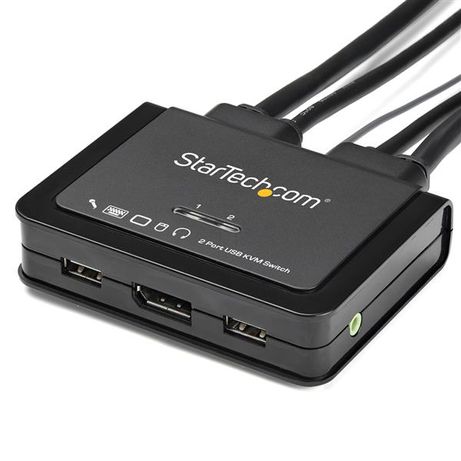 2 PORT USB 4K60HZ DISPLAYPORT KVM SWITCH - OS INDEPENDENT IN - Imagen 6 de 7 2 PORT USB 4K60HZ DISPLAYPORT KVM SWITCH - OS INDEPENDENT IN - Imagen 6 de 7