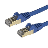 Miniatura 1 de 3m Blue Cat6a Ethernet Cable - STP