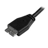 Miniatura 2 de 15CM SLIM USB 3.0 MICRO B CABLE SHORT USB 3.0 A TO MICRO B CAB LE