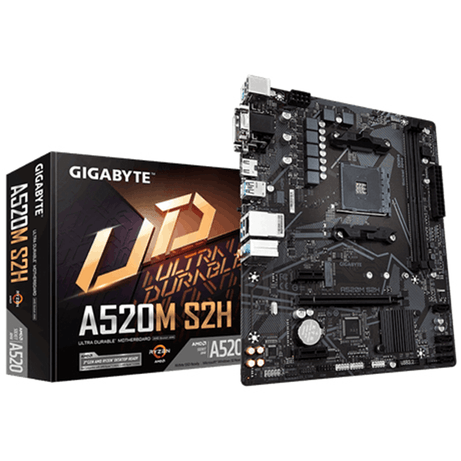 GIGABYTE AMD A520M S2H Socket AM4 - Imagen 1 de 6 GIGABYTE AMD A520M S2H Socket AM4 - Imagen 1 de 6