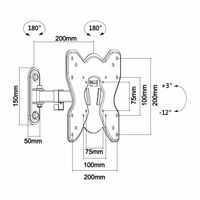Miniatura 5 de SOPORTE DE PARED AISENS PANTALLAS 23P 42P NEGRO WT42TSE 007