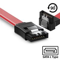Miniatura 2 de Ewent cable S-ATA 1.5GBits/3GBits/6GBits -0,5m 90º