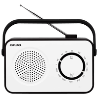 Miniatura 1 de RADIO VINTAGE CON ALTAVOZ AIWA R-190BW AM/FM ALTAVOZ 4" Y JACK 3.5mm DISE??O SOFT TOUCH STYLISH COLOR