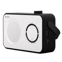Miniatura 4 de RADIO VINTAGE CON ALTAVOZ AIWA R-190BW AM/FM ALTAVOZ 4" Y JACK 3.5mm DISE??O SOFT TOUCH STYLISH COLOR