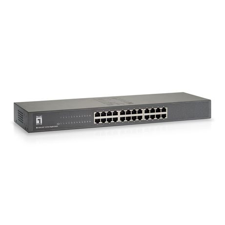 SWITCH 24 PUERTOS 10/100/1000 LEVELONE GSW-2457 - Imagen 4 de 4 SWITCH 24 PUERTOS 10/100/1000 LEVELONE GSW-2457 - Imagen 4 de 4