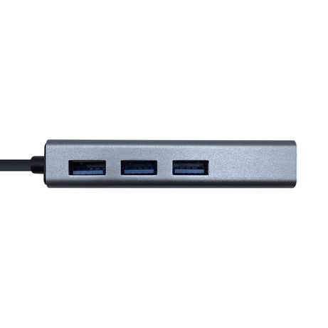 Aisens Conversor Usb 3.0 A Ethernet Gigabit 10/100/1000 Mbps + Hub 3Xu - Imagen 3 de 5 Aisens Conversor Usb 3.0 A Ethernet Gigabit 10/100/1000 Mbps + Hub 3Xu - Imagen 3 de 5