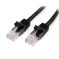 Miniatura 1 de CABLE 2M NEGRO CAT5E RJ45
