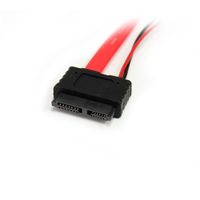 Miniatura 4 de Adaptador Cable SATA Slimline Linea Delgada 13 Pines a Molex Macho LP4