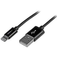 Miniatura 5 de 1m Black 8-pin Lightning to USB Cable