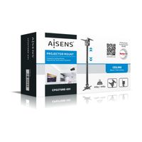 Miniatura 9 de AISENS CP02TSRE-051 SOPORTE DE TECHO PARA PROYECTOR HASTA 20KG PASACABLES NEGRO