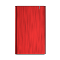 Miniatura 1 de AISENS Caja Externa 2,5" ASE-2525RED 9.5mm SATA a USB 3.0/USB3.1 Gen1, Rojo