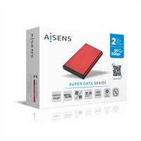 Miniatura 4 de AISENS Caja Externa 2,5" ASE-2525RED 9.5mm SATA a USB 3.0/USB3.1 Gen1, Rojo