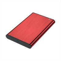 Miniatura 6 de AISENS Caja Externa 2,5" ASE-2525RED 9.5mm SATA a USB 3.0/USB3.1 Gen1, Rojo
