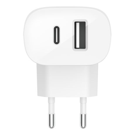 CARGADOR DOMÉSTICO BELKIN WCB007VFWH BOOST CHARGE USB-C + USB PPS 37W - Imagen 3 de 6 CARGADOR DOMÉSTICO BELKIN WCB007VFWH BOOST CHARGE USB-C + USB PPS 37W - Imagen 3 de 6