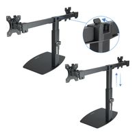 Miniatura 12 de SOPORTE MESA MONITOR/TV TOOQ DB1727TN-B 17´´/27´´ MAX.6KG NEGRO 2 BRAZOS