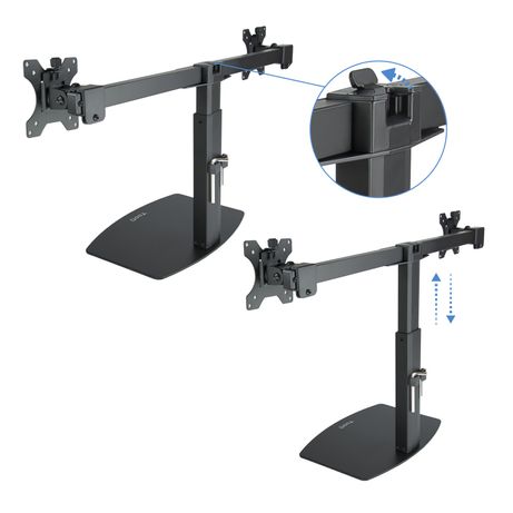 SOPORTE MESA MONITOR/TV TOOQ DB1727TN-B 17´´/27´´ MAX.6KG NEGRO 2 BRAZOS - Imagen 12 de 14 SOPORTE MESA MONITOR/TV TOOQ DB1727TN-B 17´´/27´´ MAX.6KG NEGRO 2 BRAZOS - Imagen 12 de 14