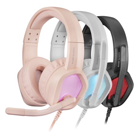 HEADSET MARS GAMING MH320 PINK HI-FI ULTRA-BASS 3D JACK 3.5mm ILUMINACION RGB FLOW (ALIMENTADA POR USB) - Imagen 4 de 7 HEADSET MARS GAMING MH320 PINK HI-FI ULTRA-BASS 3D JACK 3.5mm ILUMINACION RGB FLOW (ALIMENTADA POR USB) - Imagen 4 de 7